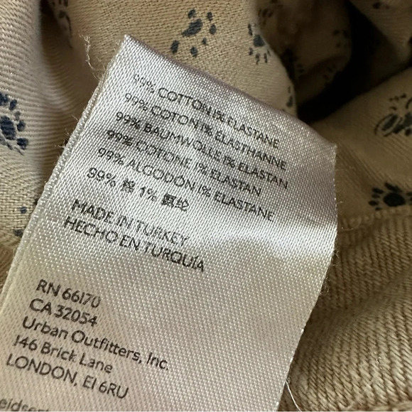 Anthropologie Pilco Plus 16W The Vintage Straight Jeans Beige Straight Leg Tan - Picture 10 of 10